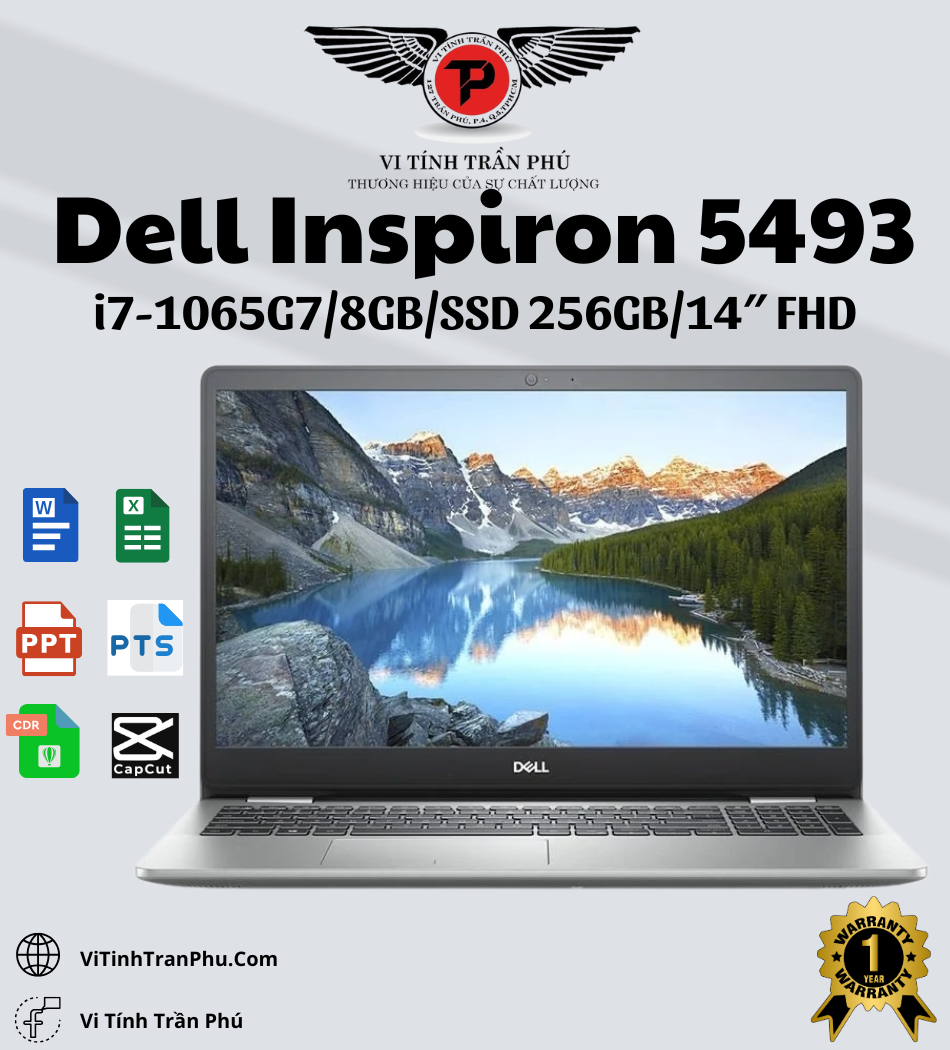 Laptop Dell Inspiron 5493 - Intel Core i7-10th | MX230 2Gb